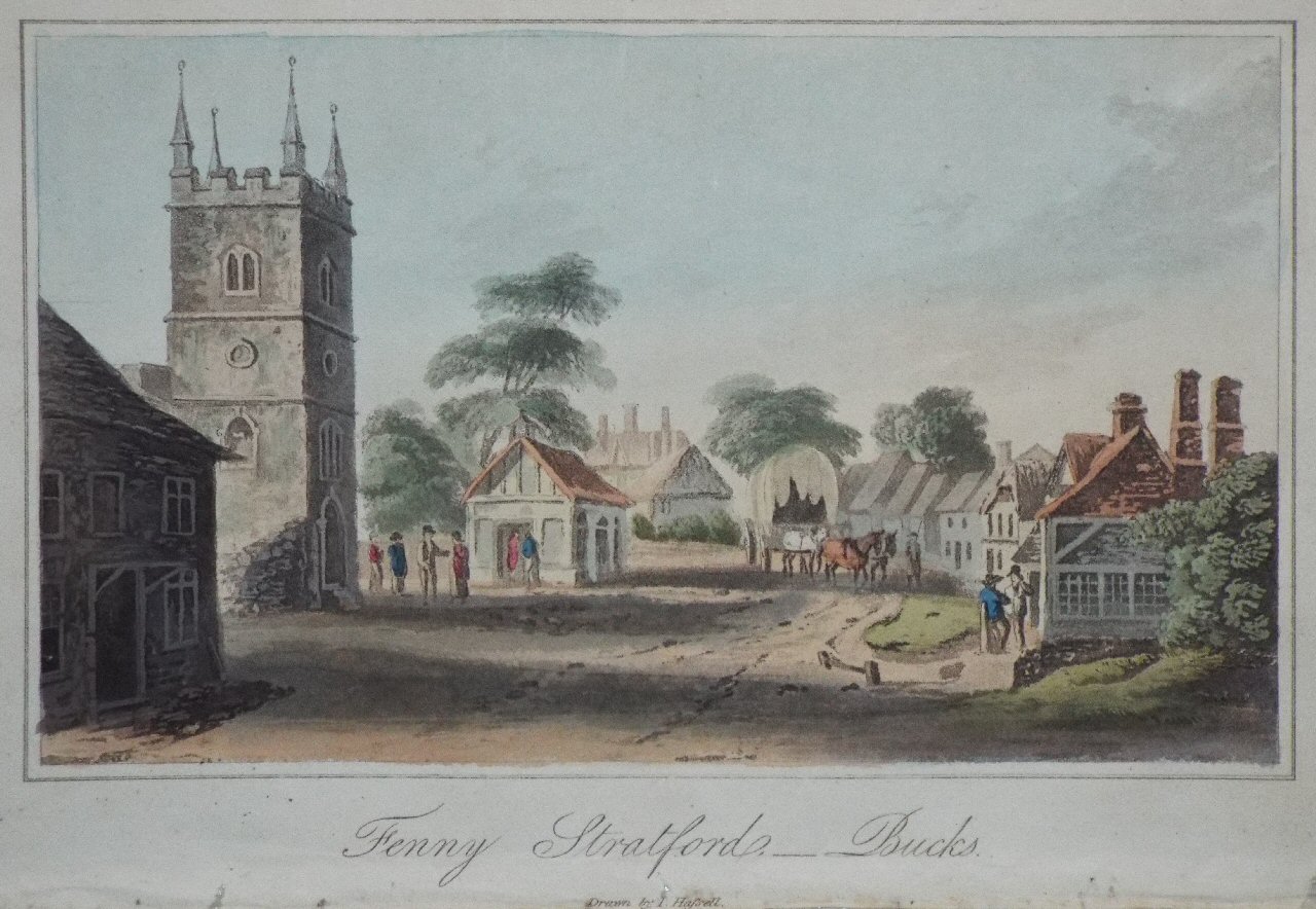 Aquatint - Fenny Stratford, Bucks. - Hassell